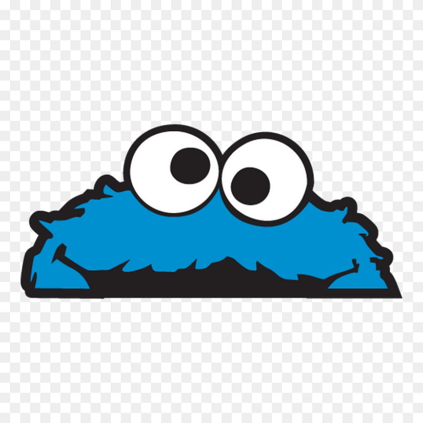 800x800 Jdm Cookie Monster Decal - Cookie Monster PNG