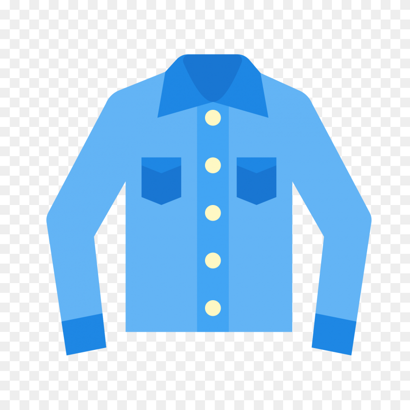 1600x1600 Jeans Jacket Icon - Jacket PNG