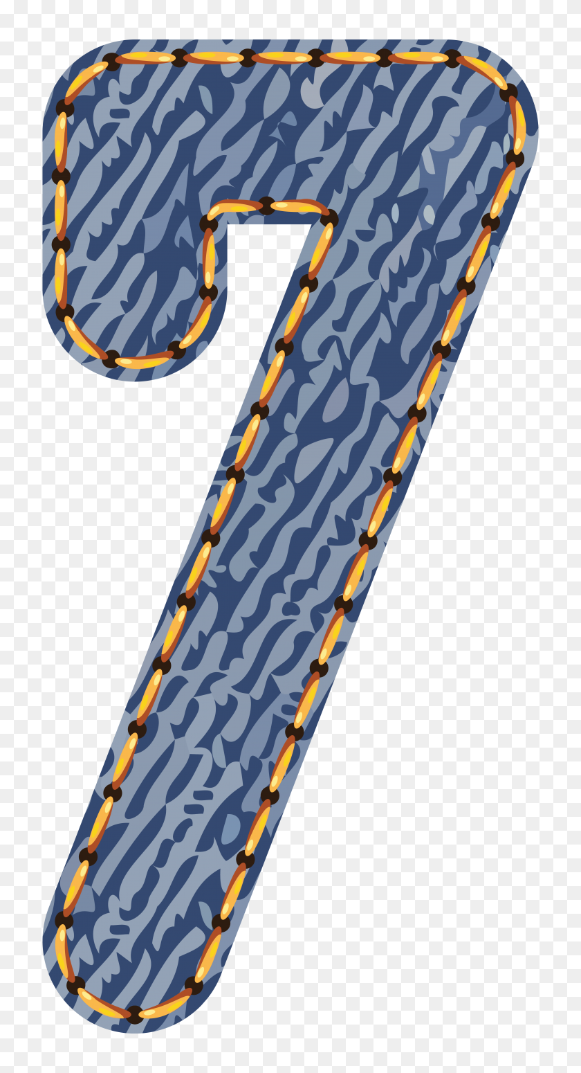 4959x9477 Jeans Number Seven Png Clipart - Jeans PNG