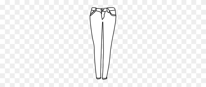 108x296 Jeans Outline Clip Art - Jeans Clipart