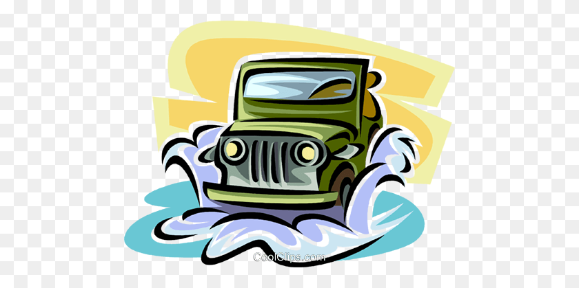 480x359 Jeep Royalty Free Vector Clipart Ilustración - Gratis Jeep Clipart