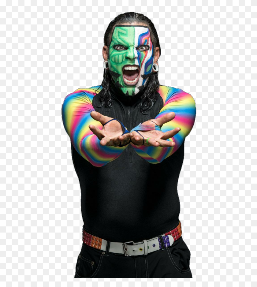 458x878 Jeff Hardy Wwe Facepaint Png - Face Paint PNG