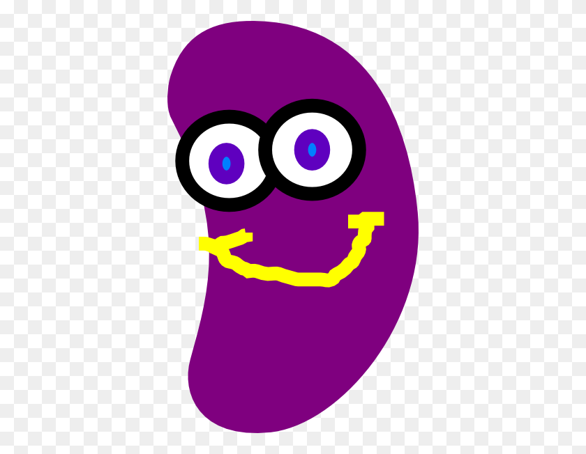 360x592 Jelly Bean Clipart Púrpura - Jello Clipart
