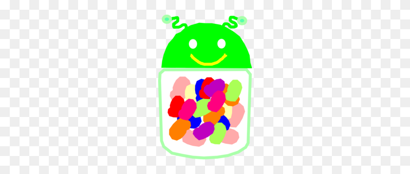 192x297 Jelly Bean Jar Rainbow Clipart - Jelly Bean Imágenes Prediseñadas