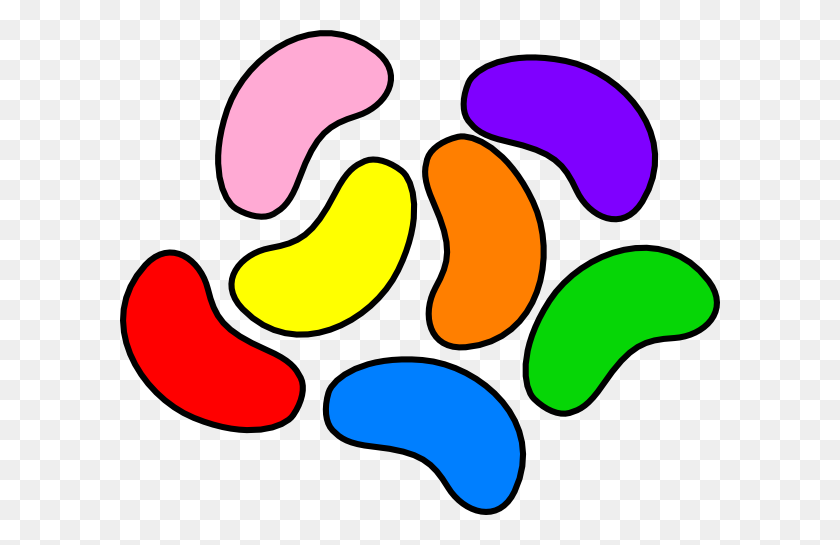 600x485 Jelly Bean Jellybeans Clipart Imágenes Prediseñadas Gratis - Candy Clipart Transparente