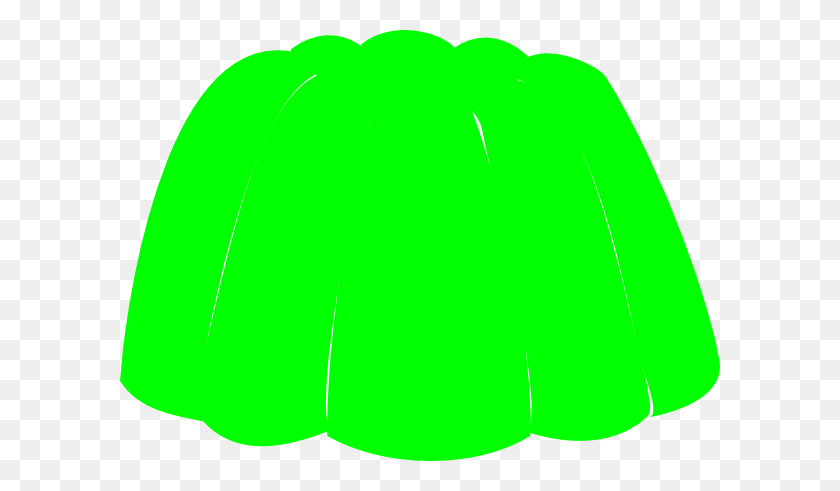 600x431 Jelly Clipart Green - Blob Clipart