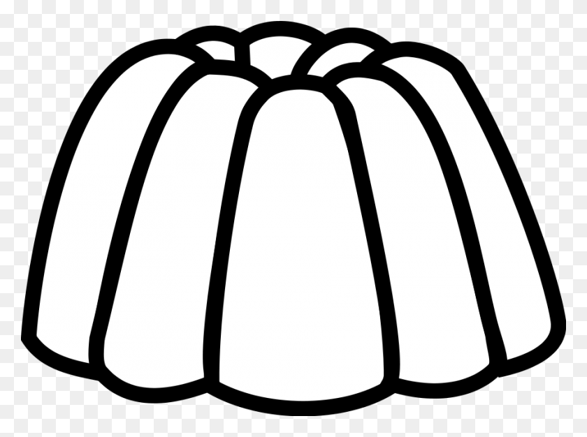 900x654 Jelly Line Art Png Clip Arts For Web - Jelly PNG
