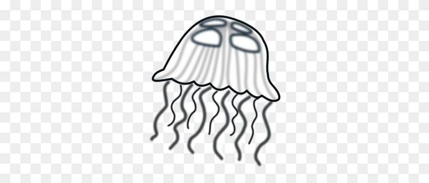 258x298 Jellyfish Clip Art - Drooling Clipart