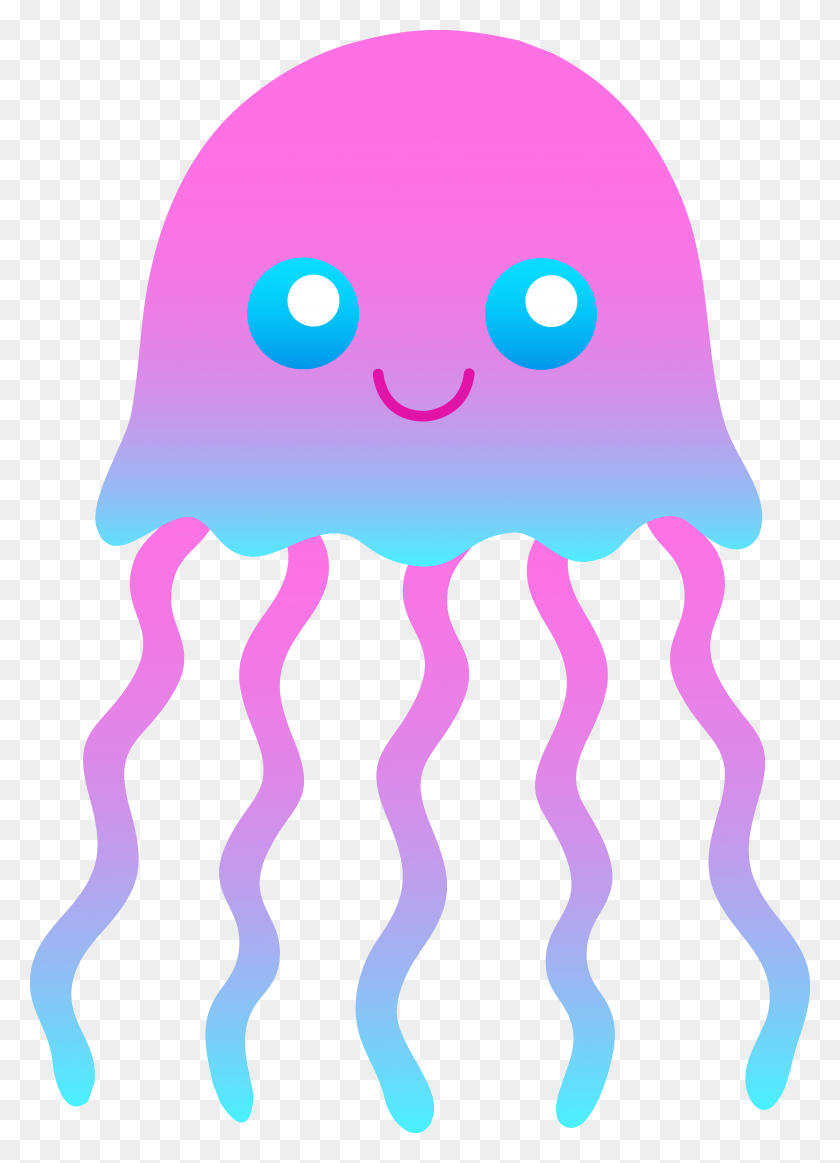 5204x7364 Jellyfish Clipart - Yam Clipart