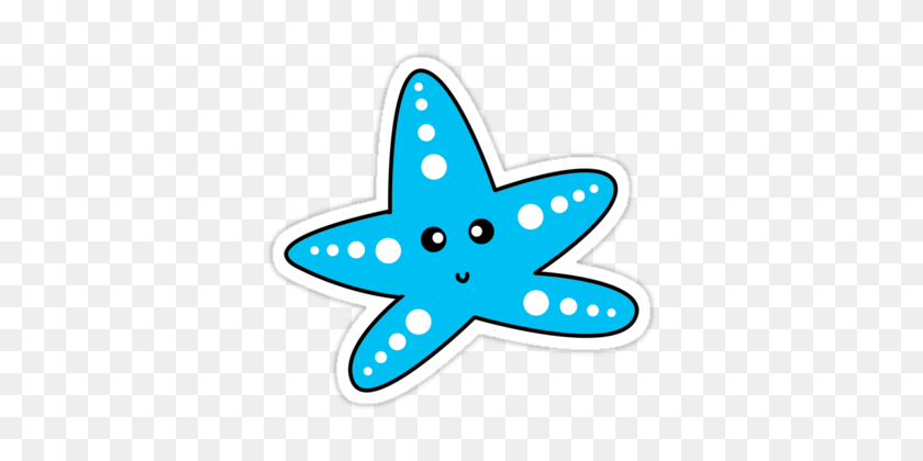 375x360 Jellyfish Clipart Cute Star Fish - Cute Jellyfish Clipart