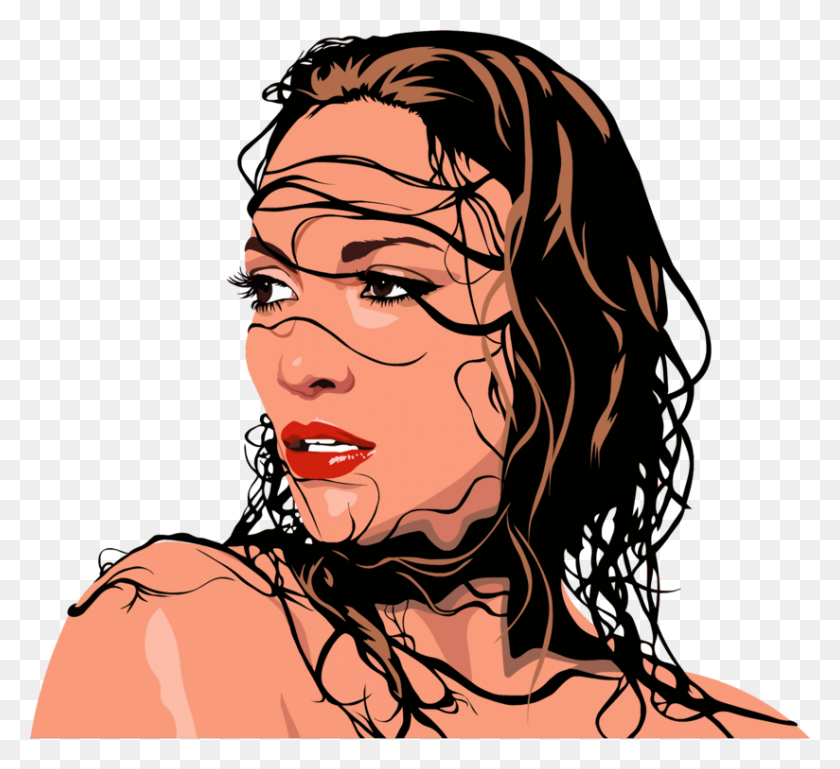 824x750 Jennifer Lopez Actor De Dibujo De Cabello Facial De Dibujos Animados - Actor De Imágenes Prediseñadas