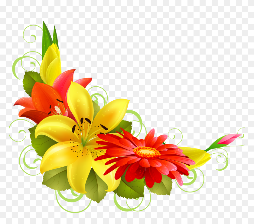 1600x1394 Jenny Recursos Esquineros De Flores Para Fotos Png - Flores PNG