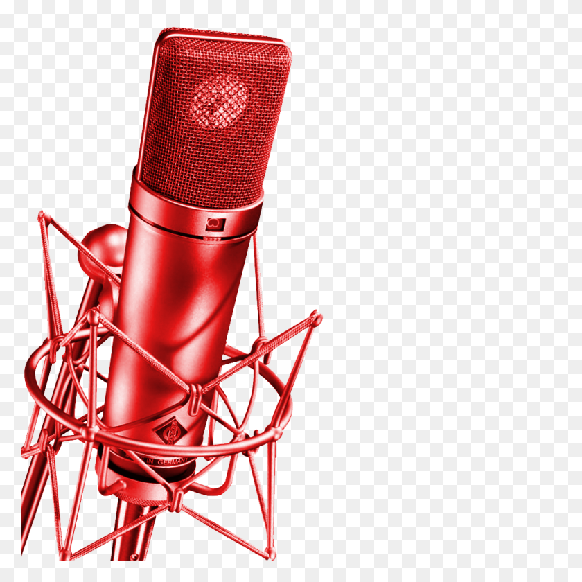 1024x1024 Jeremiah Costello American Voice Over Talent - Gold Microphone PNG