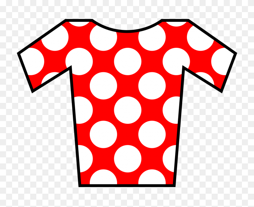 1280x1024 Jersey White Dots On Red - White Dots PNG