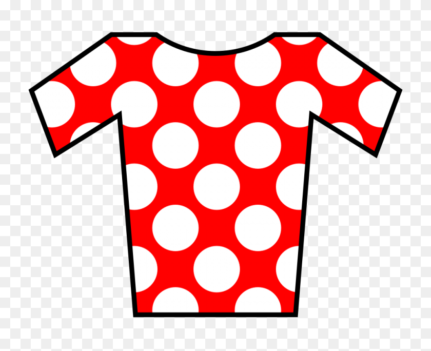 960x768 Jersey White Dots On Red - White Polka Dots PNG