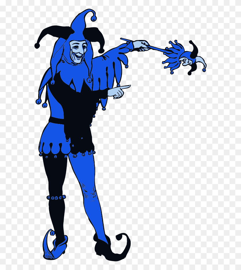 600x879 Jester - Jester Hat Clipart