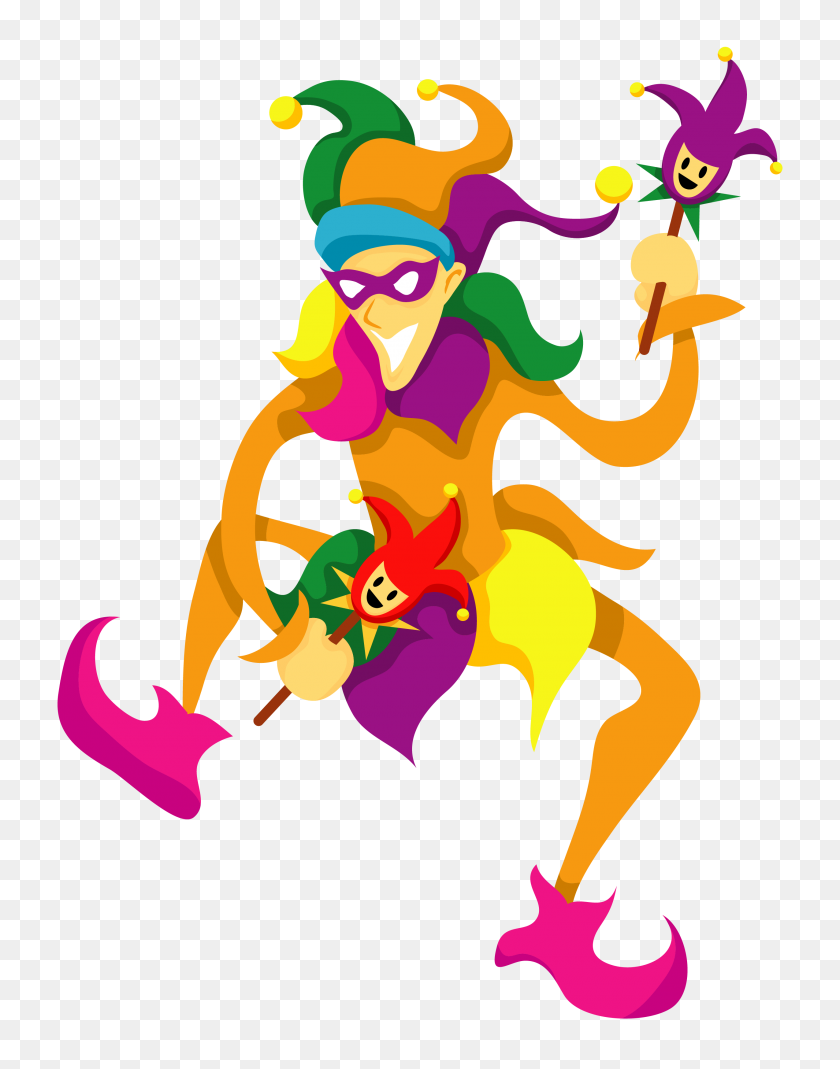 Jester Clipart Crown - Fat Tuesday Clipart - FlyClipart