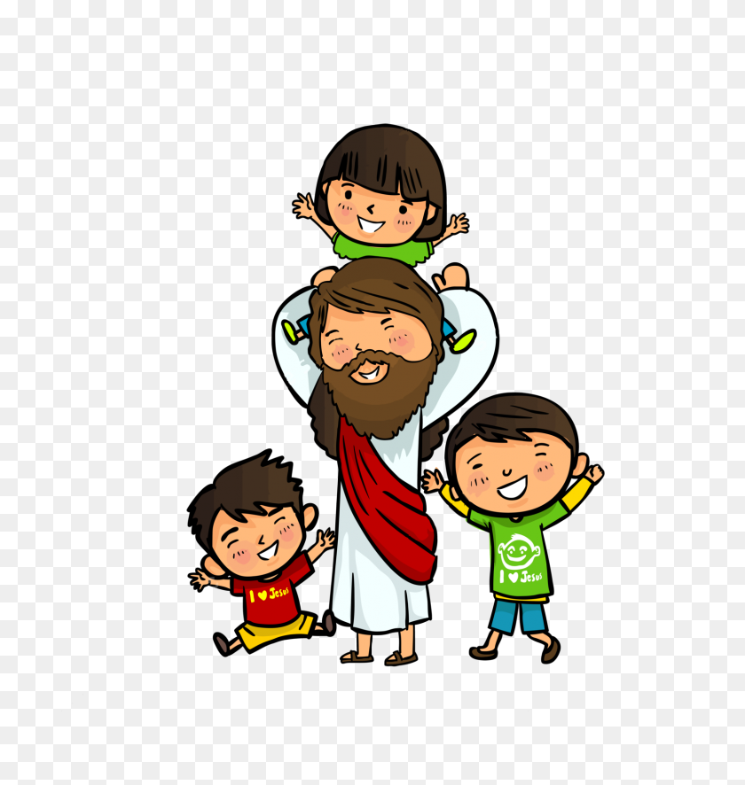 1600x1695 Иисус И Дети Картинки, Иисус Дети Картинки Клипарт - Иисус Добрый Пастырь