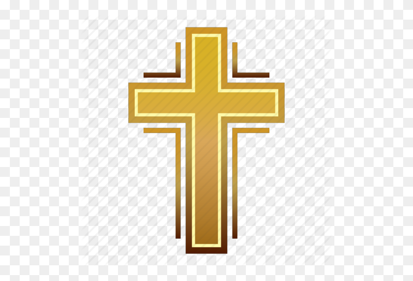 512x512 Jesus Cross Png Icon, Christian Cross Png Transparent Images - Crucifix PNG