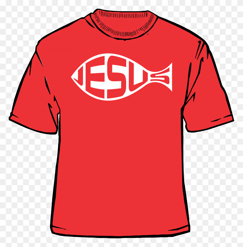 3494x3558 Jesus Fish Curt's Christian Shirts - Jesus Fish PNG