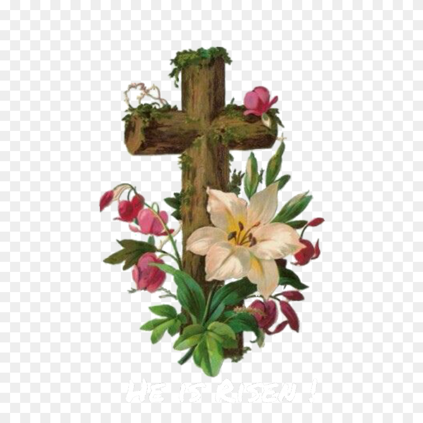 2896x2896 Jesus Has Risen Easter Jesus - Easter Lily PNG