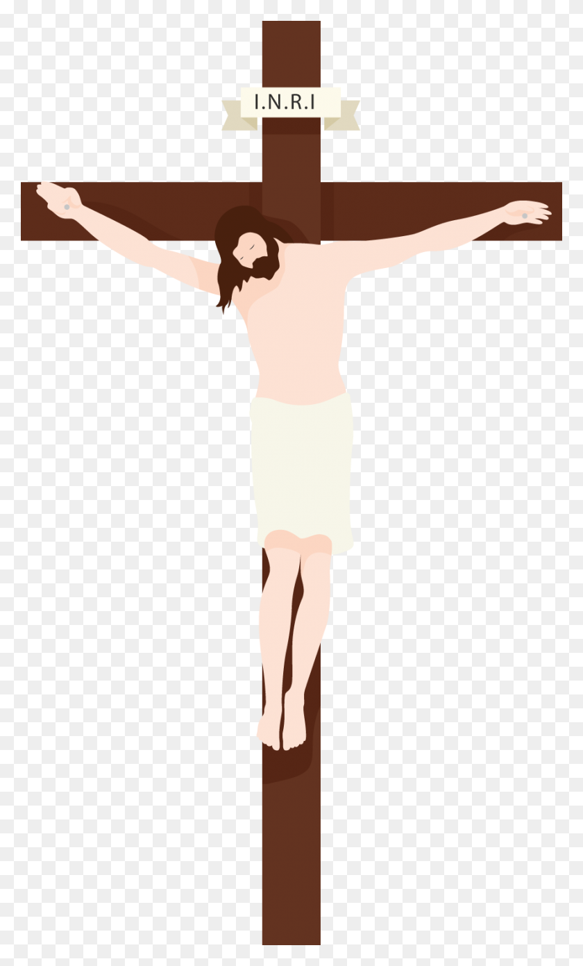 883x1507 Иисус На Кресте Клипарт Картинки - Страстная Пятница Бесплатно