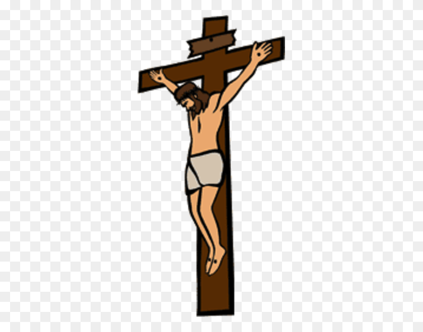 293x600 Иисус На Кресте Клипарт Посмотрите На Иисуса На Кресте Картинки - 3 Креста Клипарт
