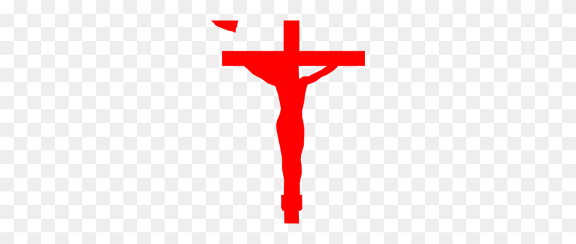 225x297 Jesus On The Cross Red Clip Art - Jesus On The Cross Clipart