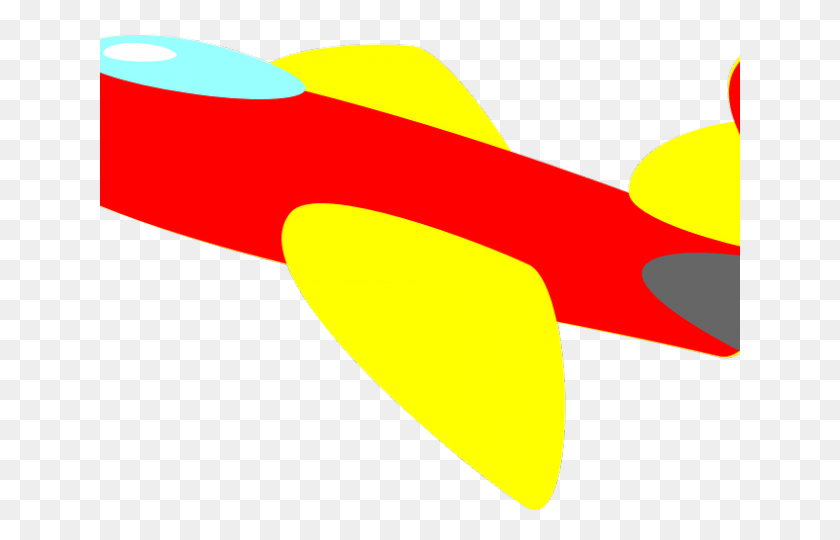 640x480 Jet Клипарт Желтый Самолет - Реактивный Самолет Клипарт