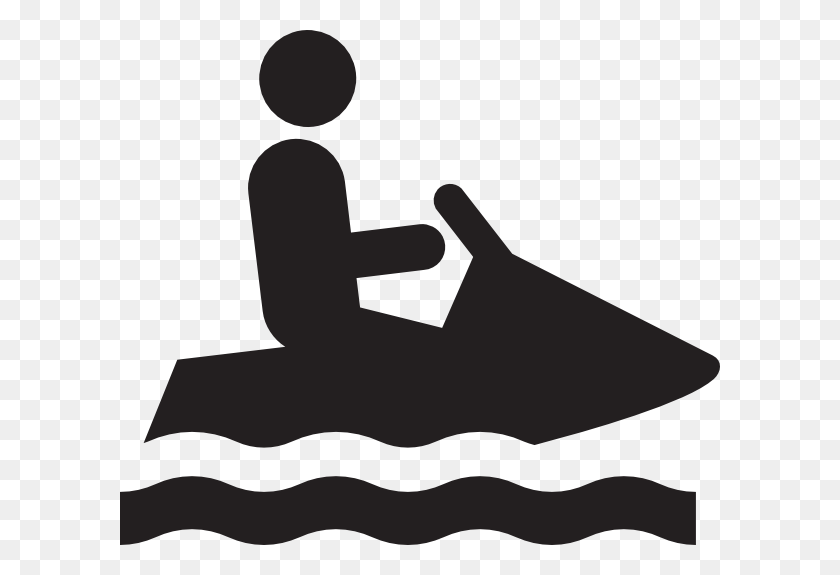 600x515 Jet Skiing Clip Art - Water Skiing Clipart