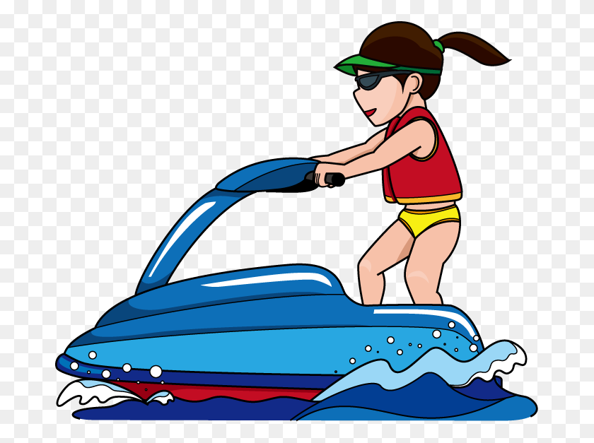 683x567 Jet Skiing Clipart Clip Art Images - River Clipart Free