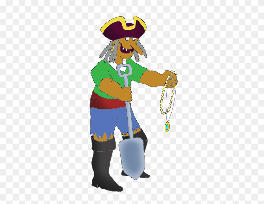 341x591 Jewelry Clipart Pirate - Pirate Hat Clipart