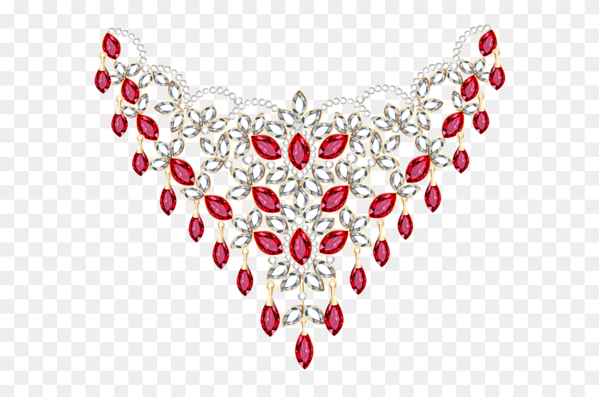 600x497 Collar De Joyas De Diamantes - Collar De Diamantes Png