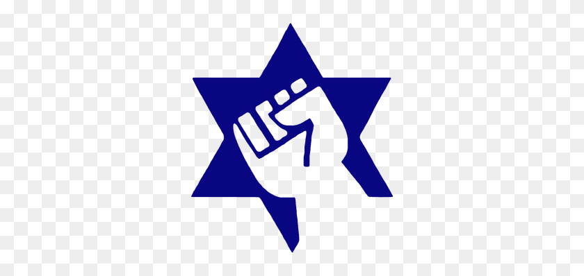 295x338 Jewish Defense League - Black Power Fist Clipart