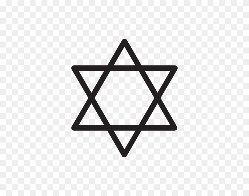 600x600 Еврейская Звезда Резиновый Штамп Штамп - Еврейская Звезда Клипарт
