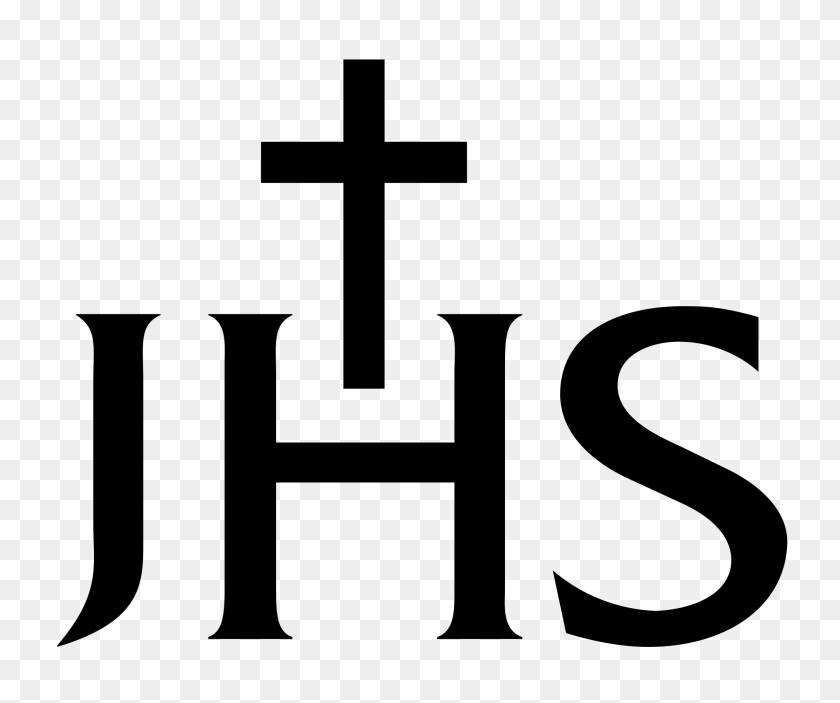 2000x1651 Вензель Jhs Ihs Имя Иисус - Иисус На Кресте Png