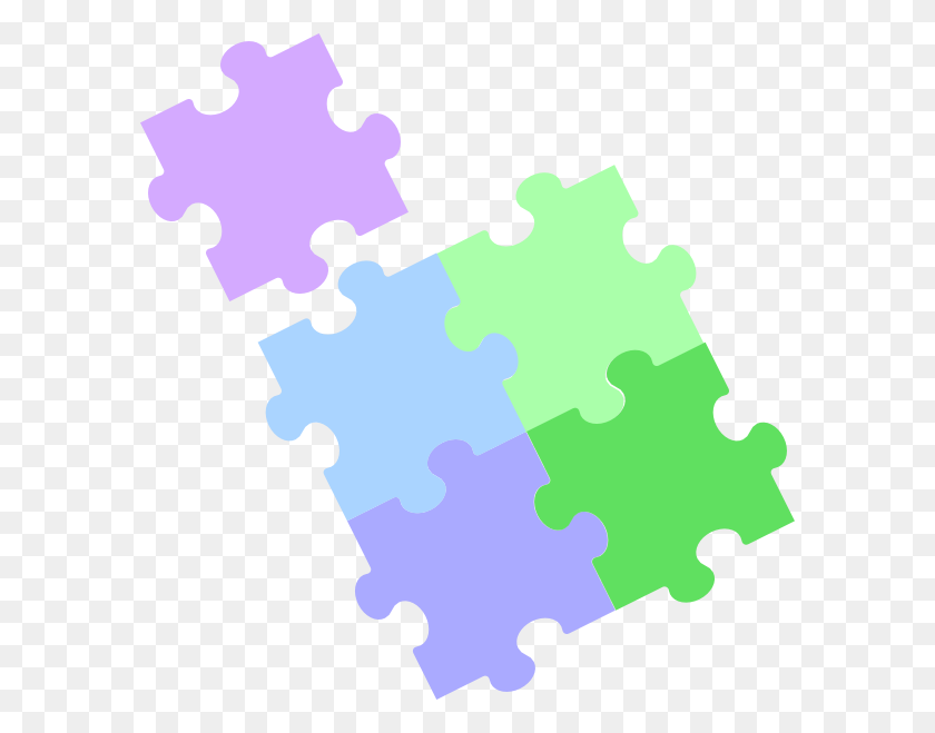 588x599 Jigsaw Puzzle - Pastel PNG