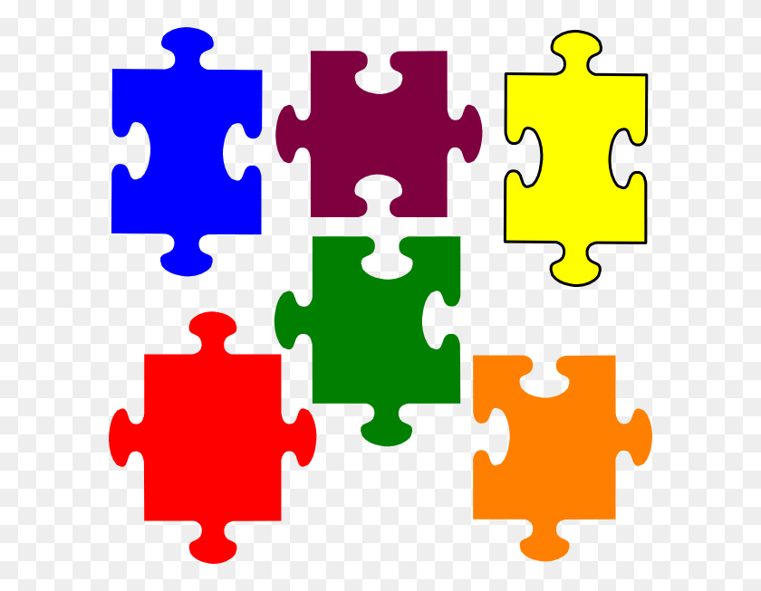 600x593 Jigsaw Puzzle Clip Art - Puzzle Clipart