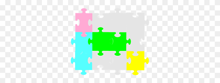 300x259 Jigsaw Puzzle Clipart Png For Web - Puzzle Clip Art Free