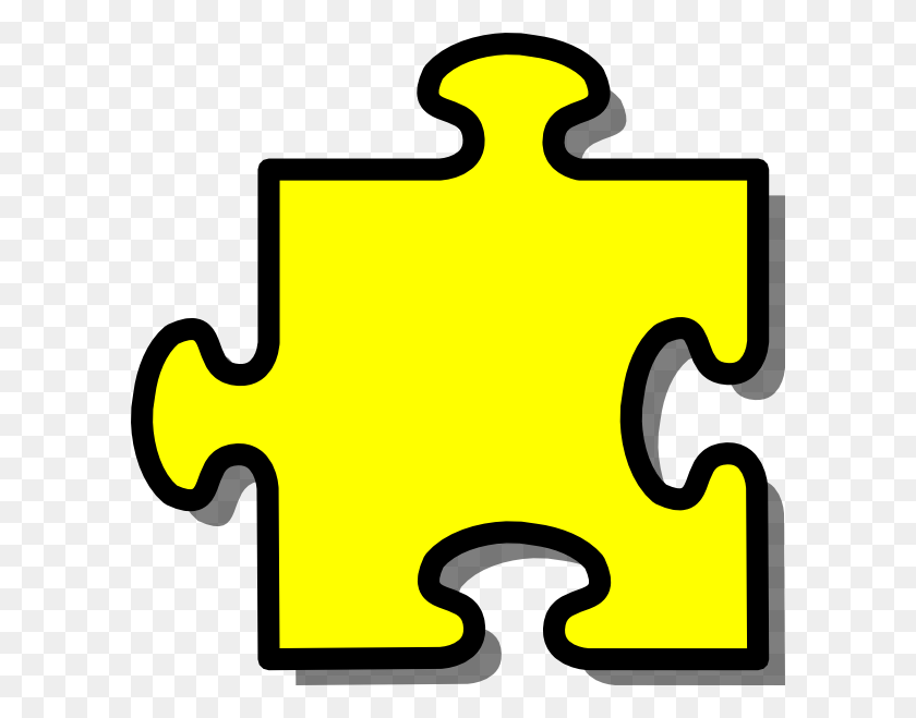 600x599 Jigsaw Puzzle Piece Clipart Vector Gratis Para Descargar Gratis - Jigsaw Clipart