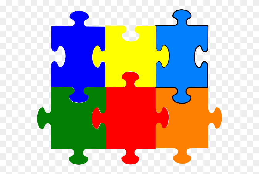 600x507 Jigsaw Puzzle Pieces Hi - Jigsaw PNG