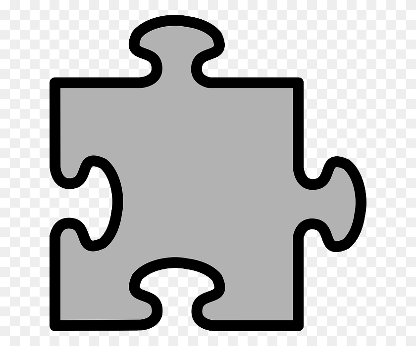 640x640 Jigsaw Puzzle Png New Blog - Puzzle Pieces Clipart Blanco Y Negro