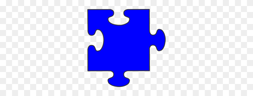 260x260 Jigsaw Puzzles Clipart - Autism Ribbon Clip Art