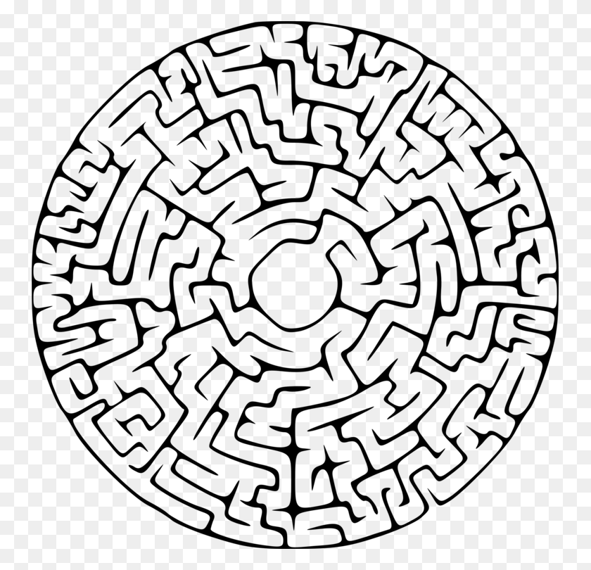 749x750 Jigsaw Puzzles Hedge Maze Labyrinth - Labyrinth Clipart
