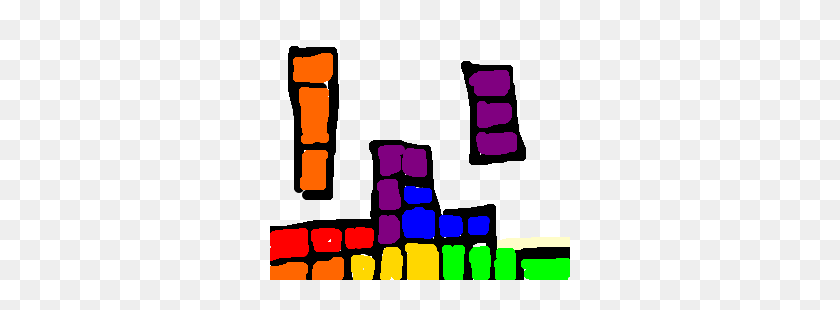 300x250 Jigsaw Wants To Play Another Game - Tetris Clipart