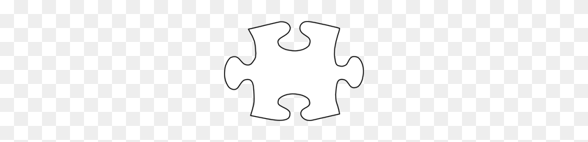 200x143 Jigsaw White Puzzle Piece Large Png, Clip Art For Web - Puzzle Clipart Black And White