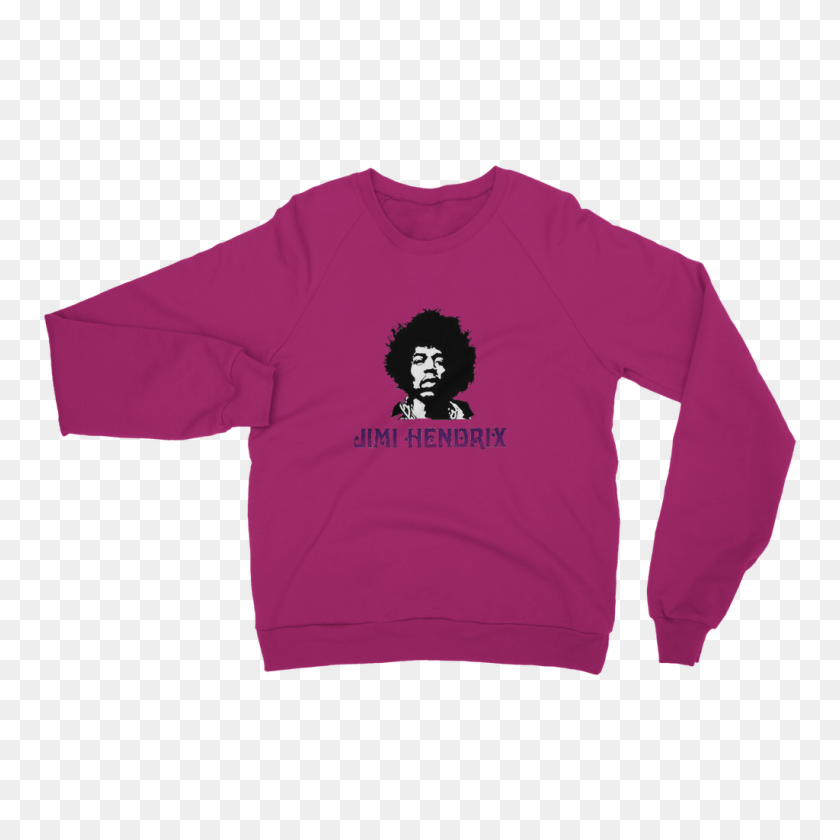 1024x1024 Jimi Hendrix Ufeffclassic Adult Sweatshirt Blu Flamingo - Jimi Hendrix PNG
