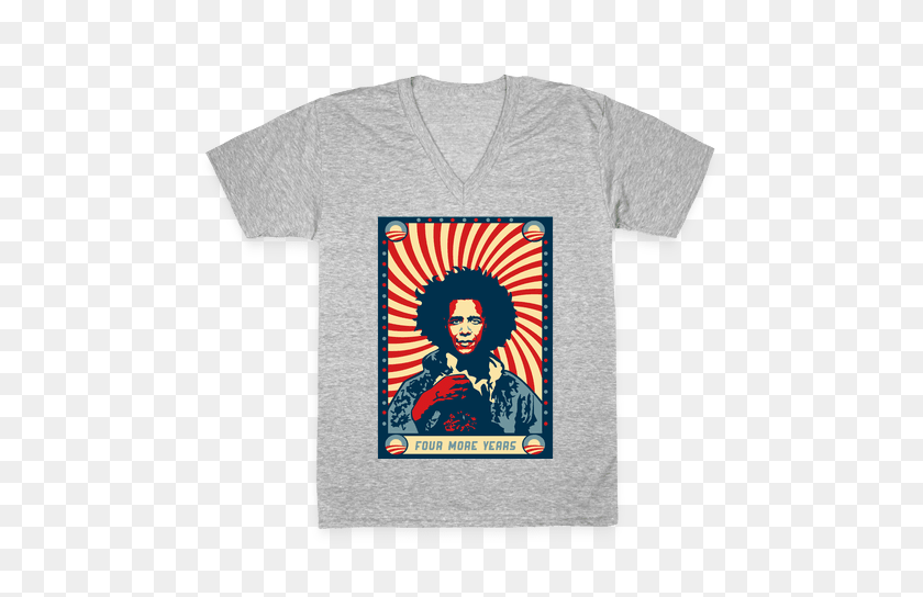 484x484 Jimi Hendrix V Neck Tee Shirts Lookhuman - Jimi Hendrix PNG