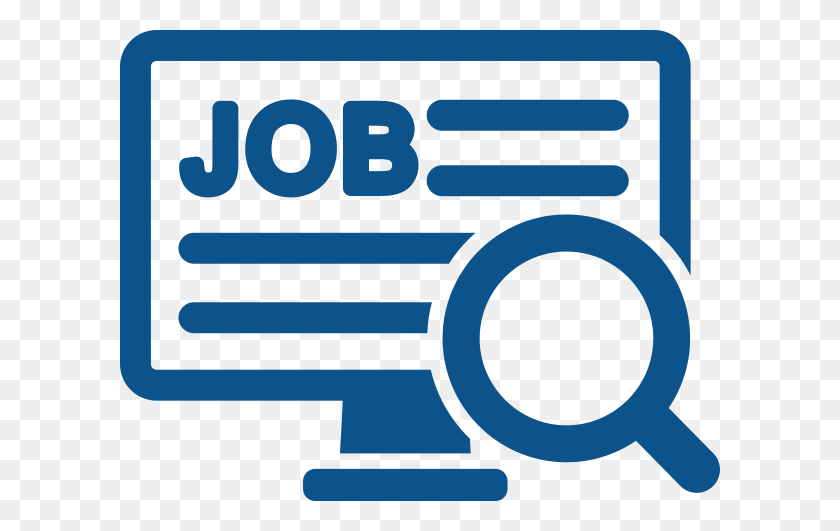 600x471 Job Search Blue Clip Art - Search Clipart