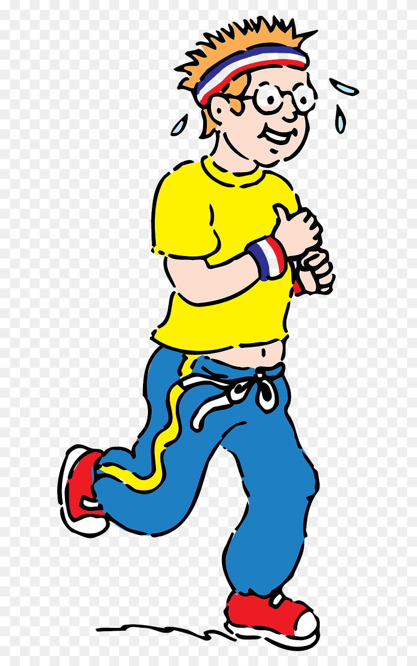 640x1280 Jogging, Jogger, Fitness, Runner, Sport - Healthy Lifestyle Clipart